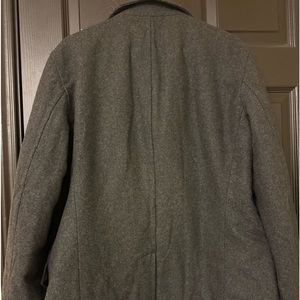 Banana Republic men gray coat in excellent condition